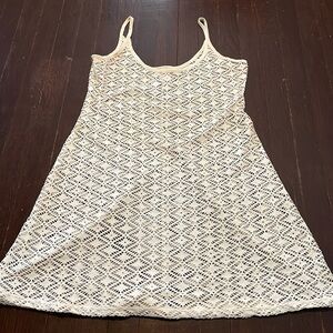 Women's Xhilaration Spaghetti Strap Lace Swimsuit Beach Summer Coverup Large